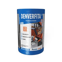 Fita Adesiva Impermeabilizante Com Película Alumínio Larg.20cm Espes.1,0mm Rolo C/10m Denverfita